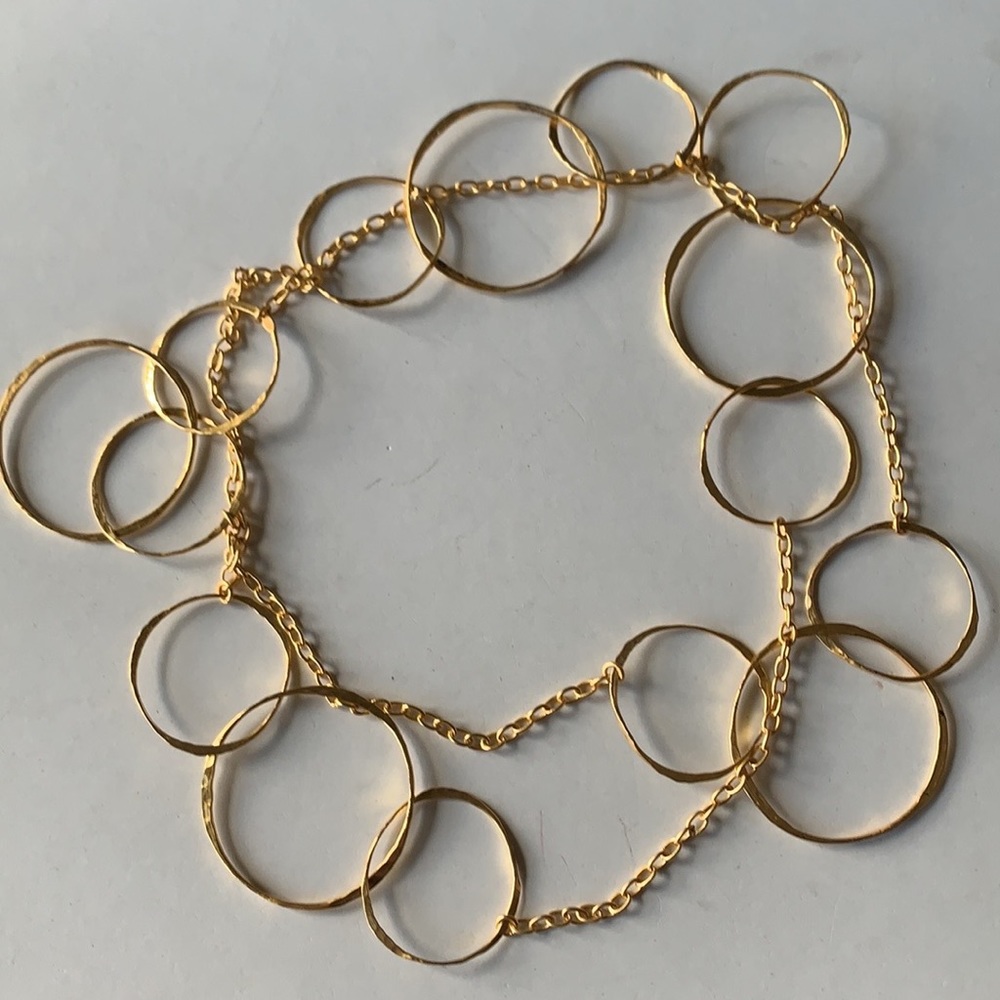 Beautiful hammered chain Necklace